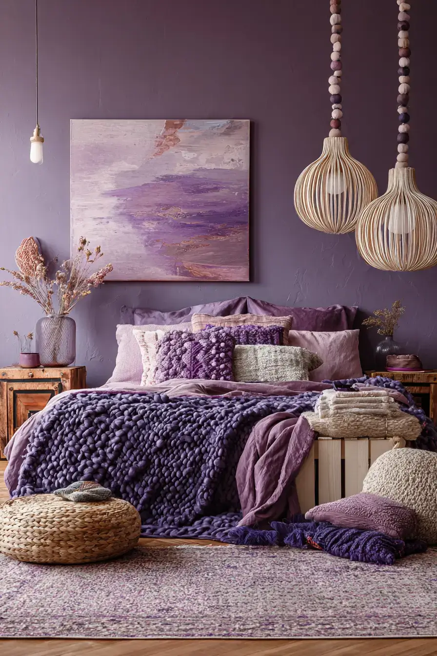 29 Purple Room Decor Ideas for a Space That Feels Like You 26