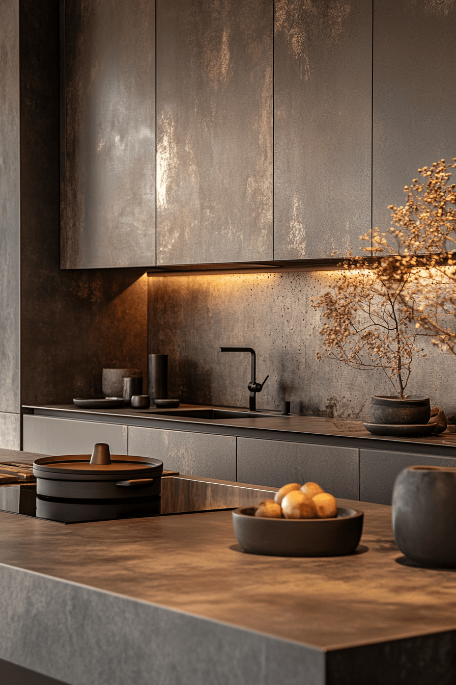 29 Aluminium Kitchen Cabinets That Look Like the Future 26