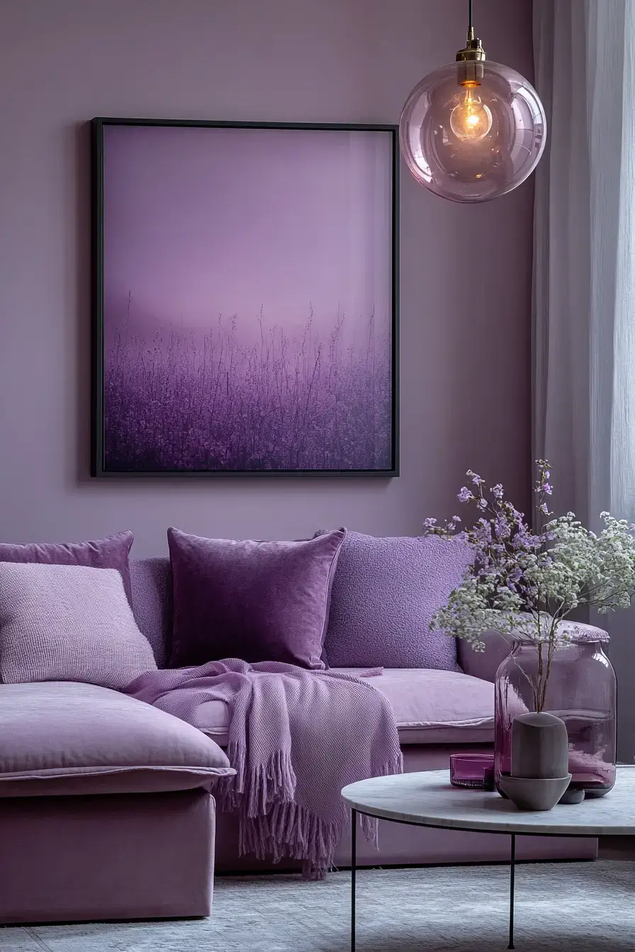 29 Purple Room Decor Ideas for a Space That Feels Like You 27