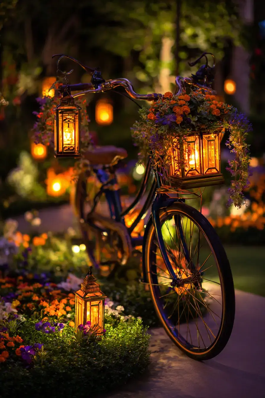 29 Bicycle Yard Decor Ideas for a Charming Outdoor Space 28