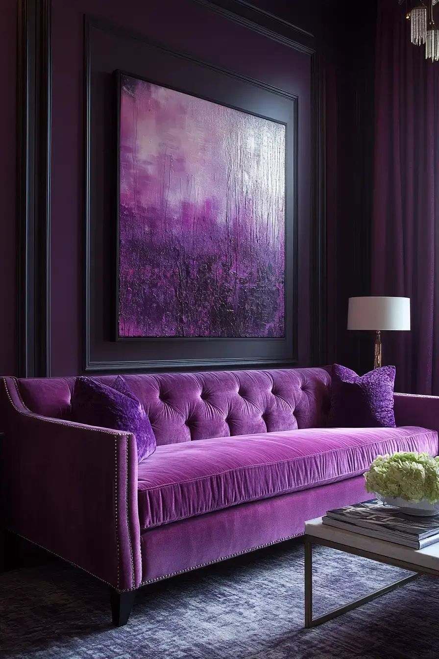 29 Purple Room Decor Ideas for a Space That Feels Like You 28