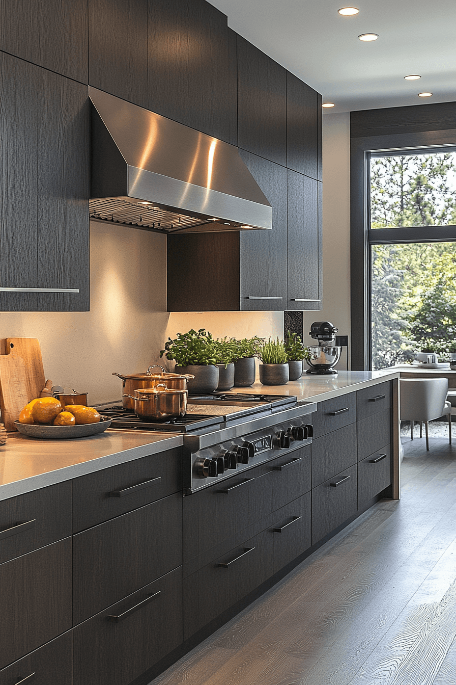 29 Stained Kitchen Cabinets With Real Wood Grain 29