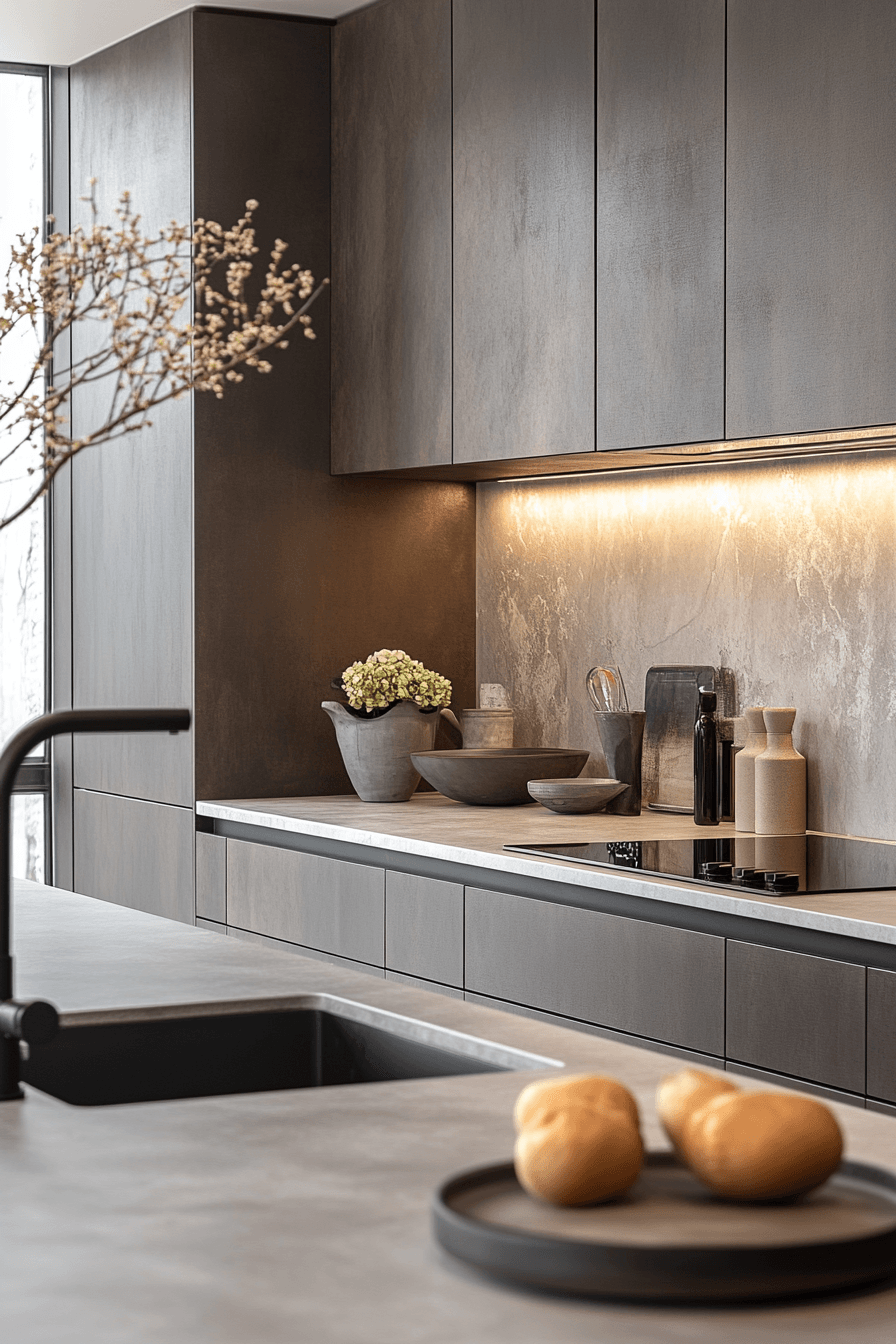 29 Aluminium Kitchen Cabinets That Look Like the Future 3