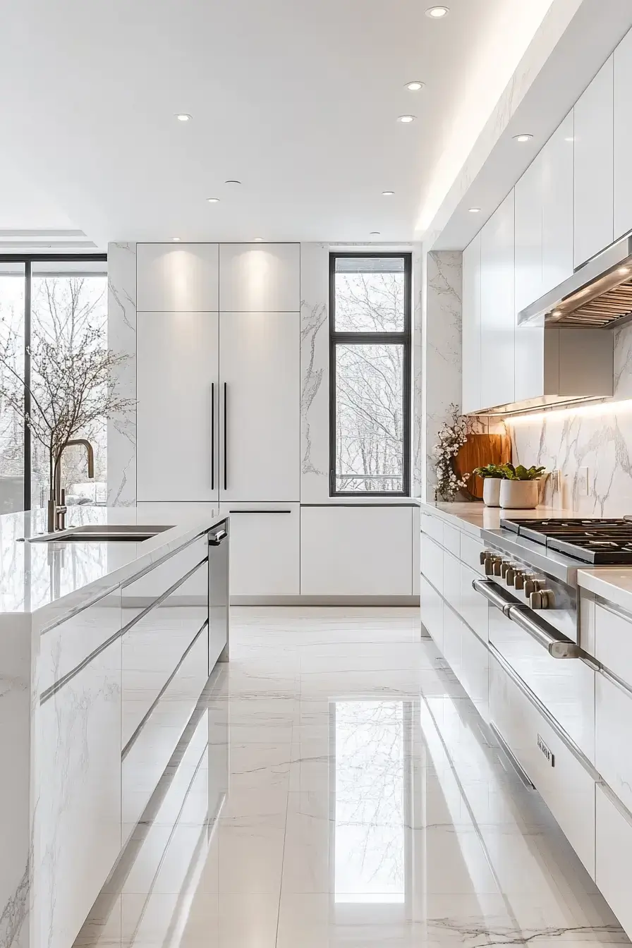 29 White Kitchen Cabinet Ideas That Stay Bright and Beautiful Year After Year 4 white kitchen cabinets