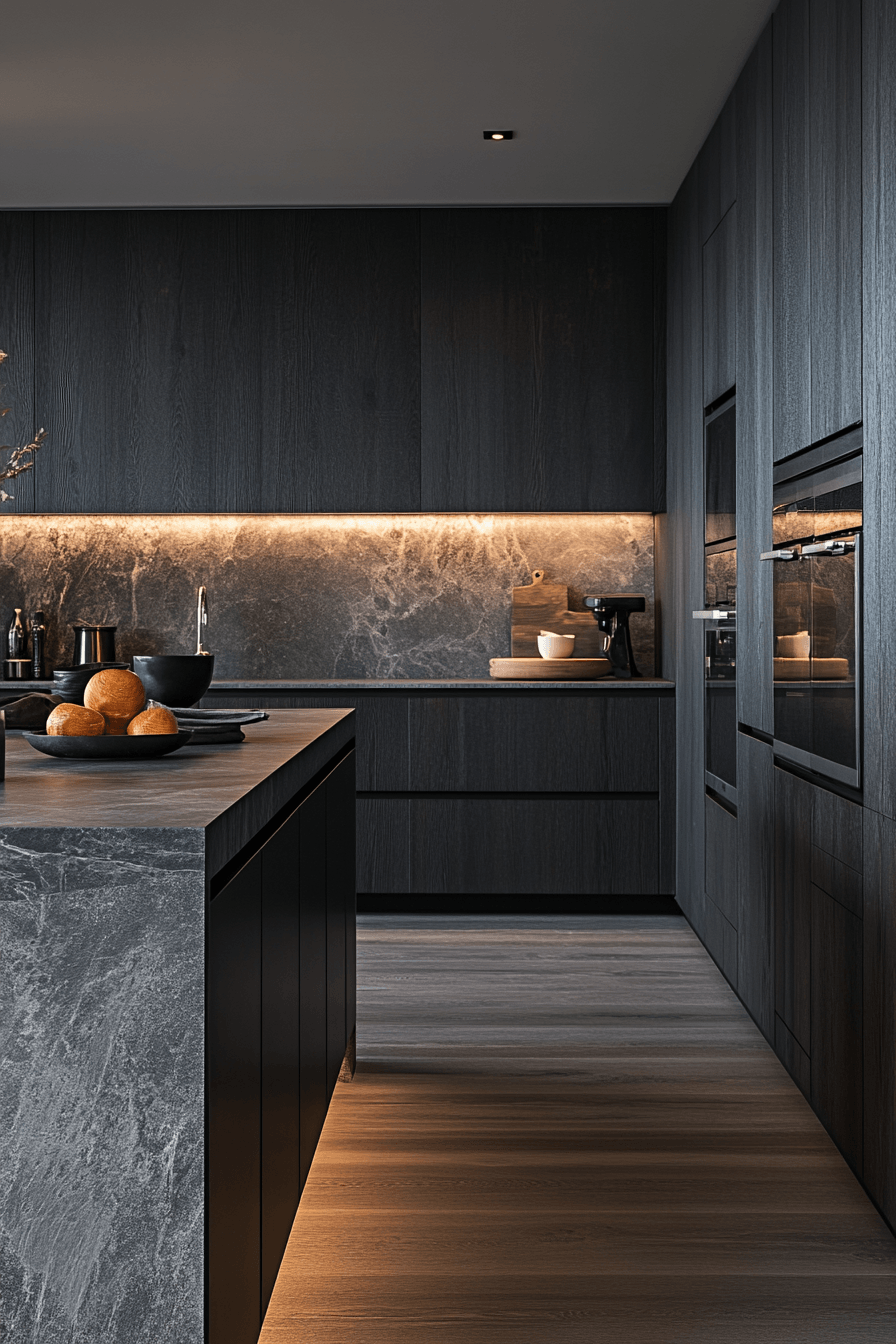 29 Stained Kitchen Cabinets With Real Wood Grain 5