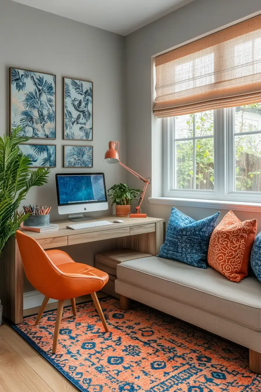 29 Dopamine Decor Office Ideas to Make Work Feel a Little Lighter 5