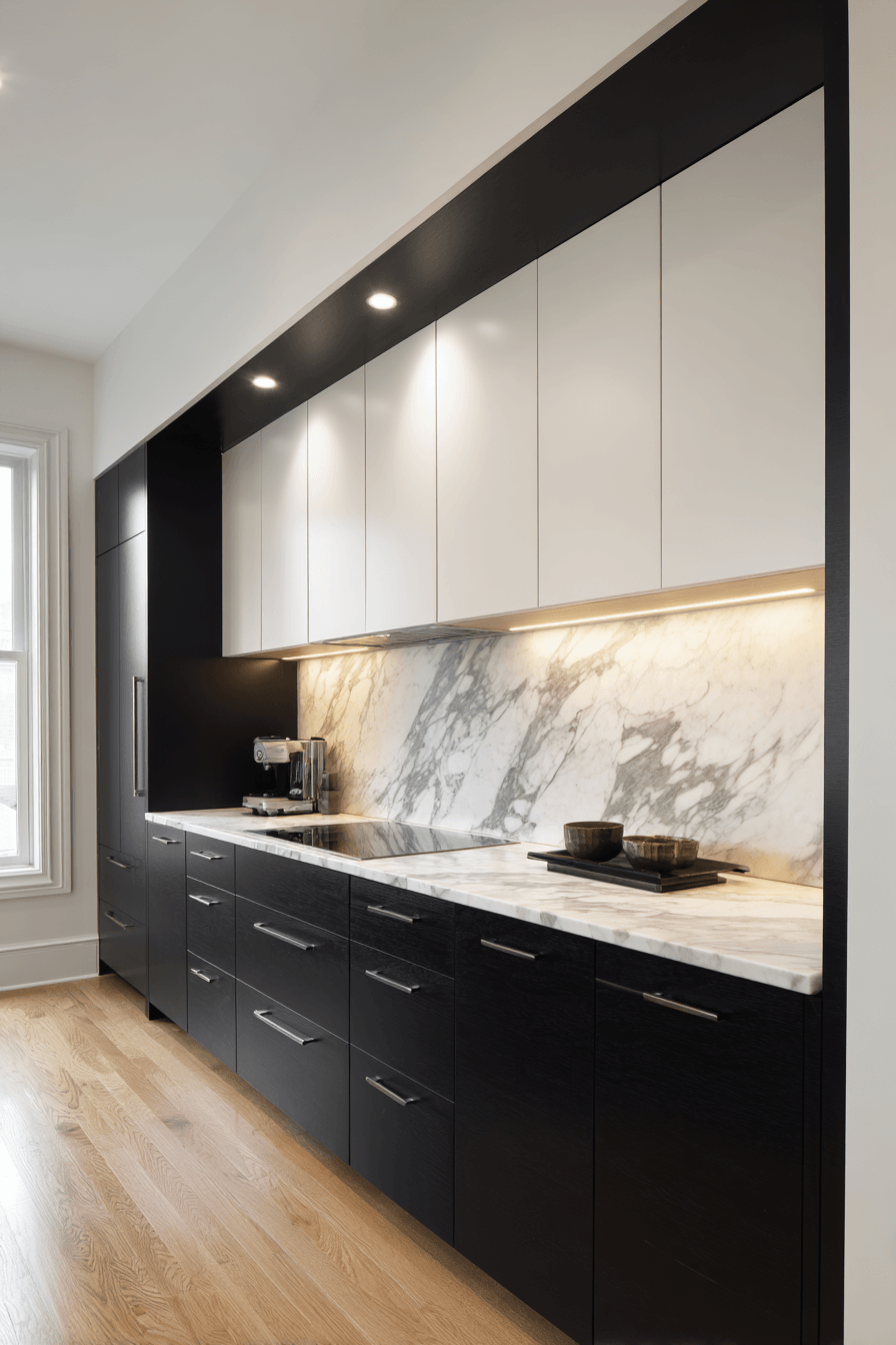 29 2 Toned Kitchen Cabinets That Break the Rules 5