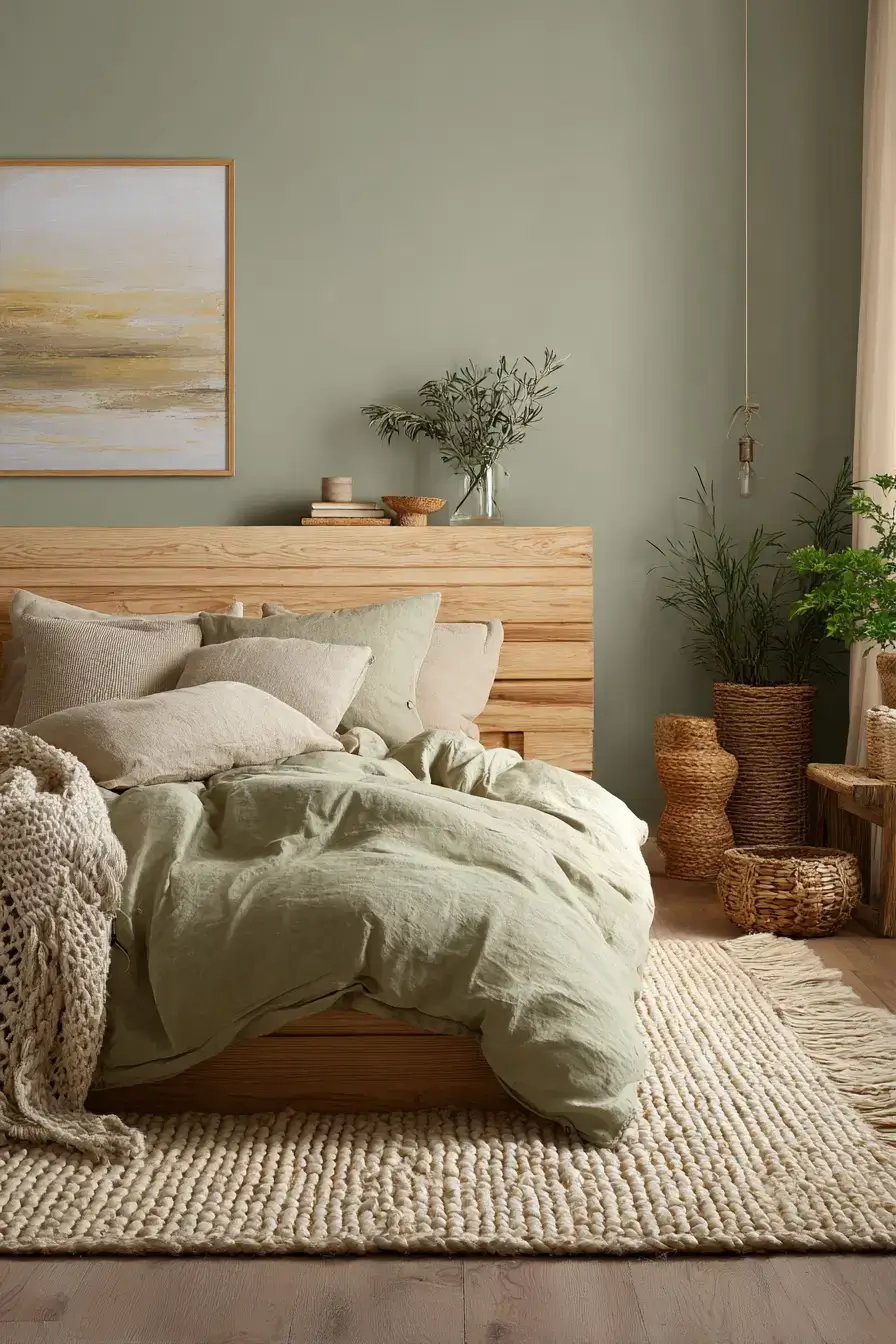 29 Green Boho Bedroom Ideas That Feel Calm and Collected 5