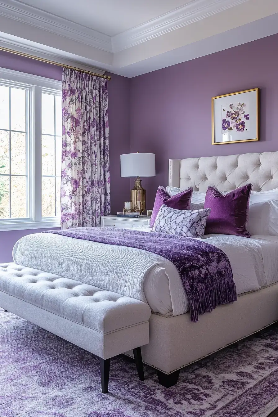 29 Purple Room Decor Ideas for a Space That Feels Like You 5