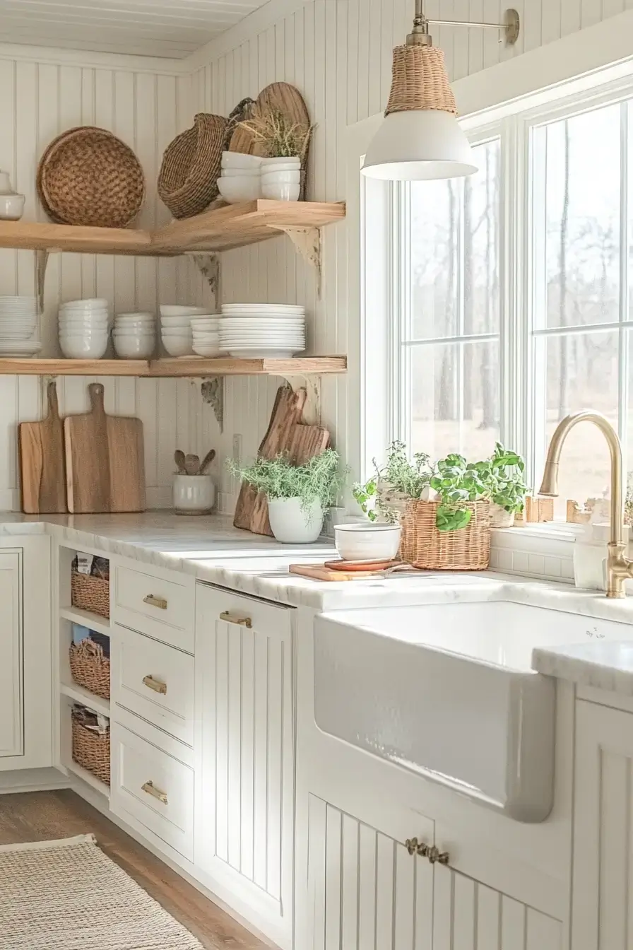 29 White Kitchen Cabinet Ideas That Stay Bright and Beautiful Year After Year 5 white kitchen cabinets