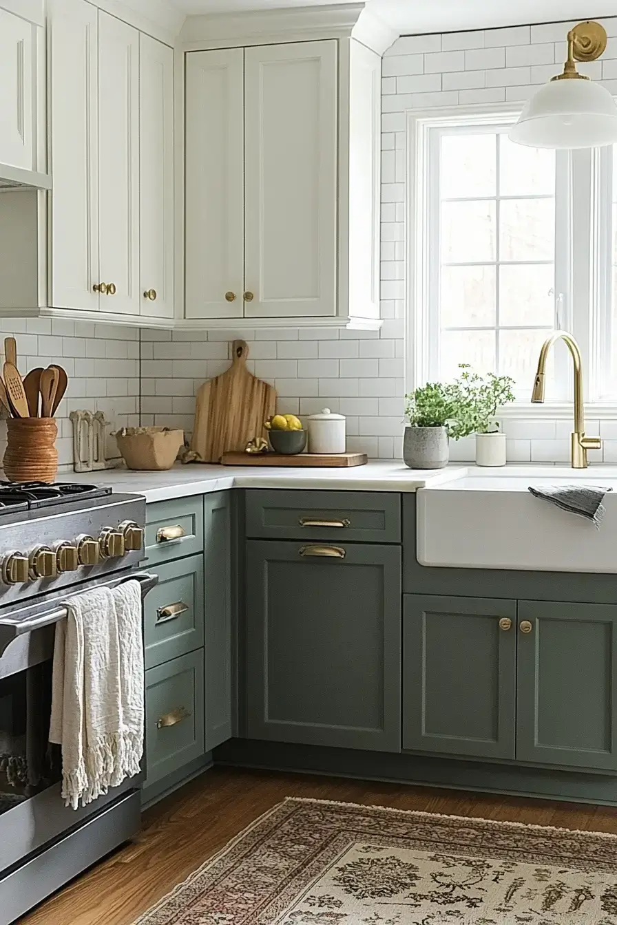 29 Sage Kitchen Cabinet Ideas That Feel Calm, Collected, and Completely Livable 6 sage kitchen cabinets