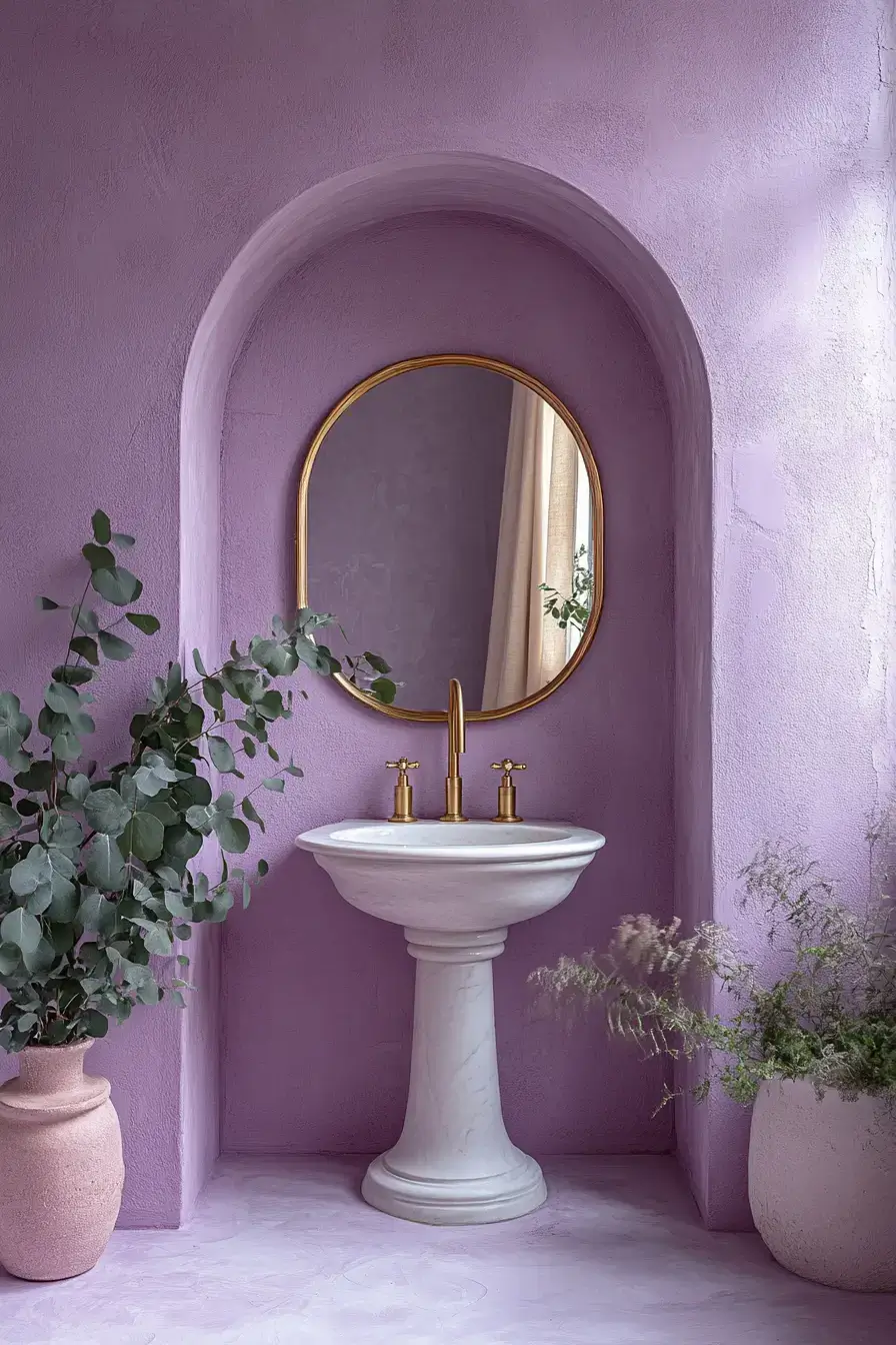 29 Purple Bathroom Ideas That Feel Calm, Bold, and Totally Livable 7