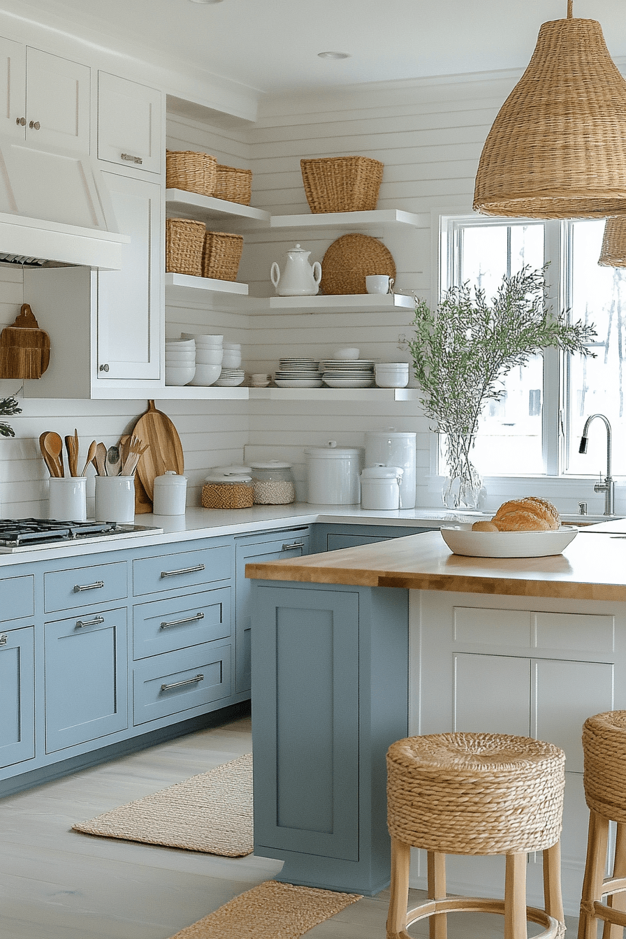 29 2 Toned Kitchen Cabinets That Break the Rules 8