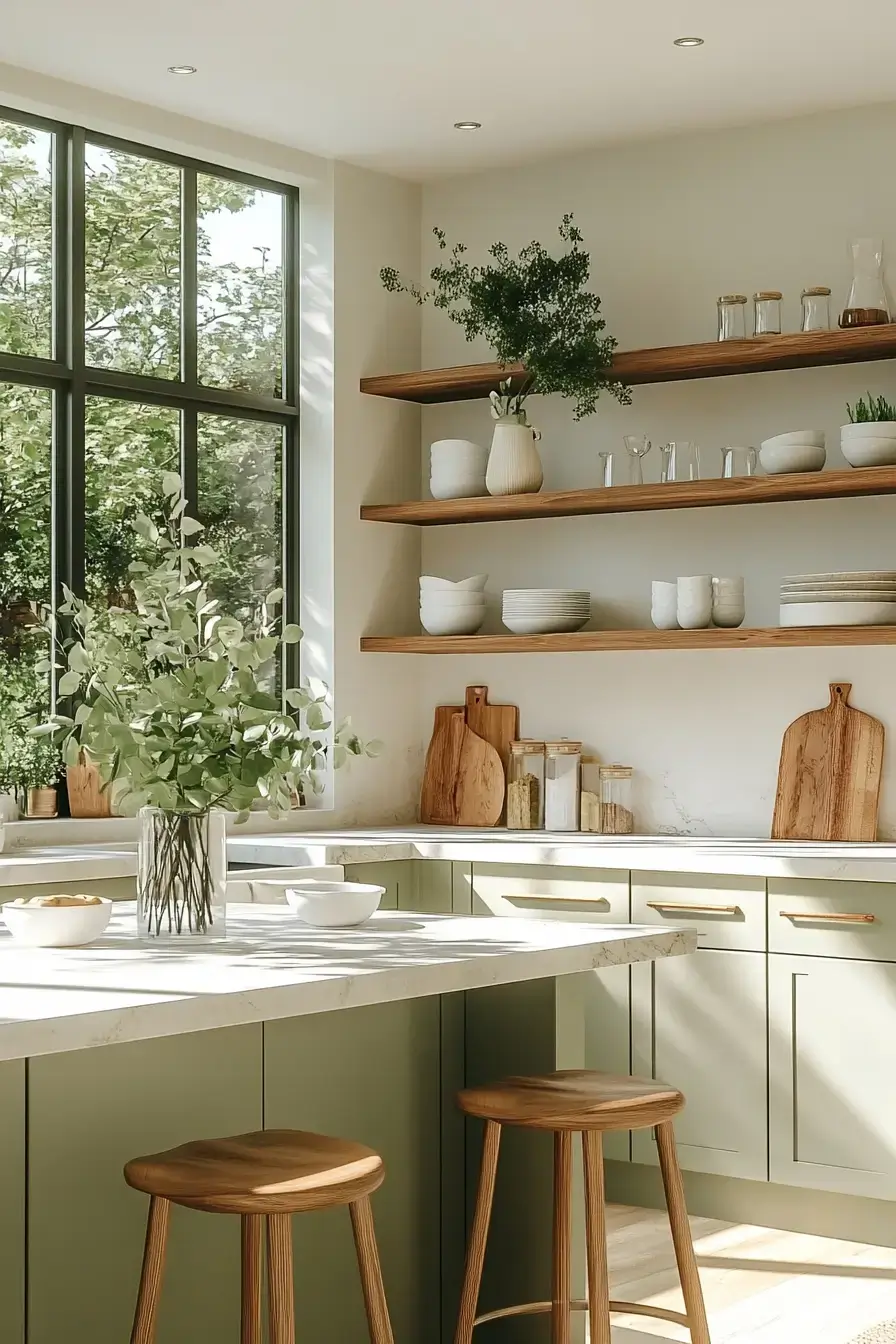 29 Sage Kitchen Cabinet Ideas That Feel Calm, Collected, and Completely Livable 8 sage kitchen cabinets