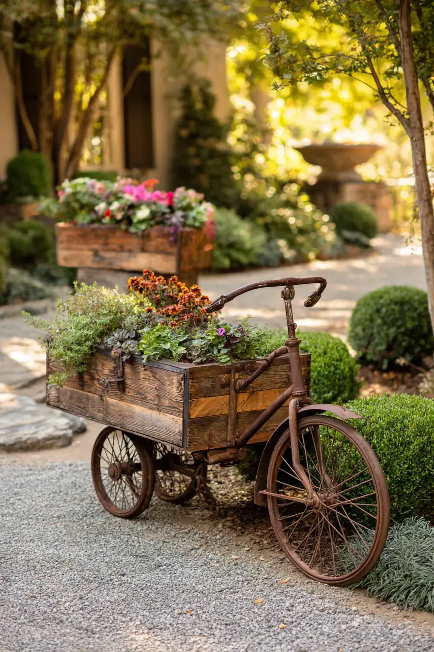 29 Bicycle Yard Decor Ideas for a Charming Outdoor Space 9