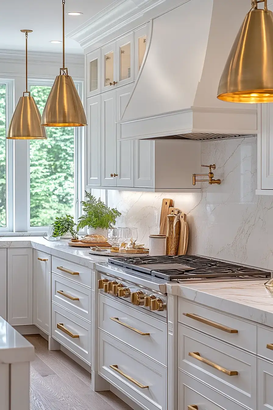 29 White Kitchen Cabinet Ideas That Stay Bright and Beautiful Year After Year 9 white kitchen cabinets