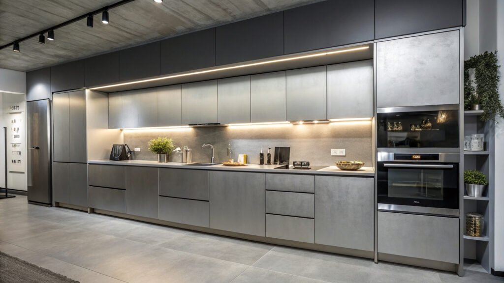 aluminium kitchen cabinets