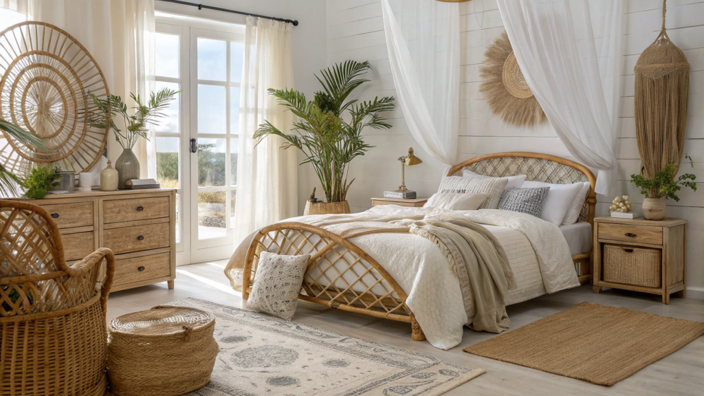 29 Beachy Boho Bedrooms That Feel Like a Slow Sunday by the Water 34 beachy boho bedroom
