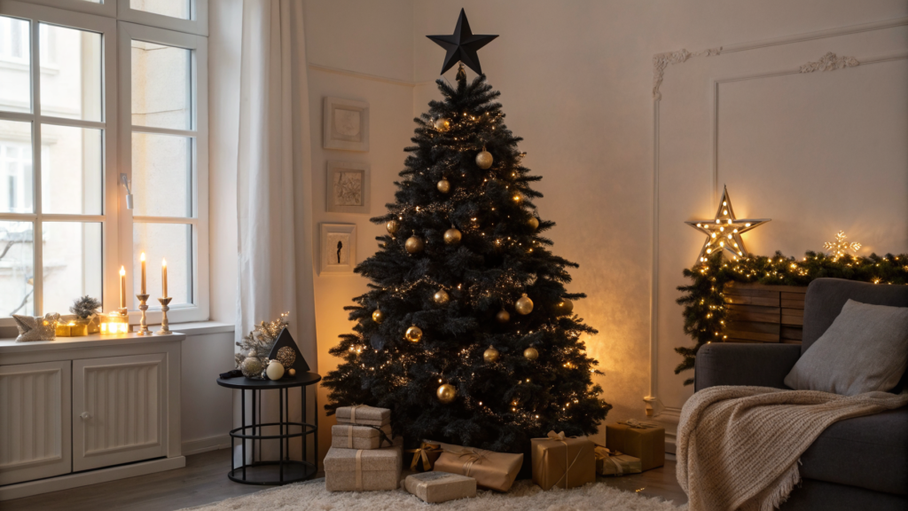 29 Black Christmas Tree Ideas That Are Unexpectedly Chic 35 black christmas tree