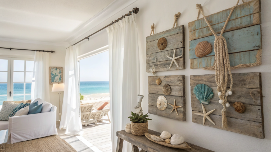 10 Coastal Wall Decor Ideas That Bring the Beach Indoors 32 coastal wall decor ideas