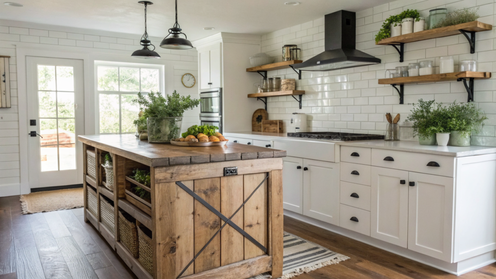 29 Farmhouse Kitchens with White Cabinets That Balance Clean and Cozy 32 farmhouse kitchen with white cabinets