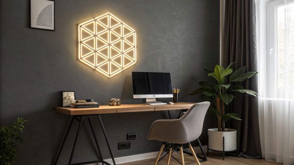 19 LED Wall Art Ideas That Light Up a Room Without Being Tacky 33 led wall art