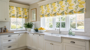 lemon themed kitchen