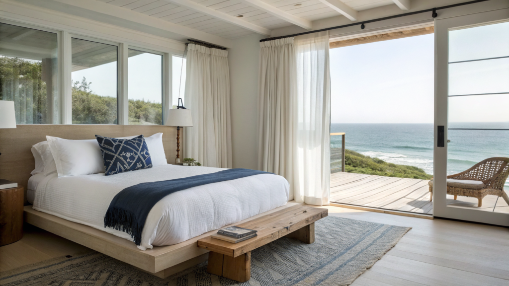 29 Modern Coastal Bedroom Ideas for Sleeping with the Windows Open 34 modern coastal bedroom