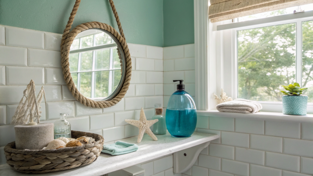 29 Ocean Themed Bathroom Ideas That Feel Like a Dip in the Sea 30 ocean themed bathroom