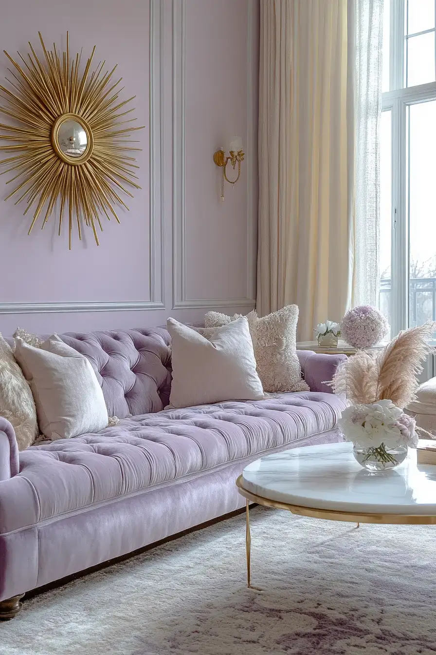 29 Purple Living Room Ideas That Prove the Color Deserves a Comeback 1 purple living room