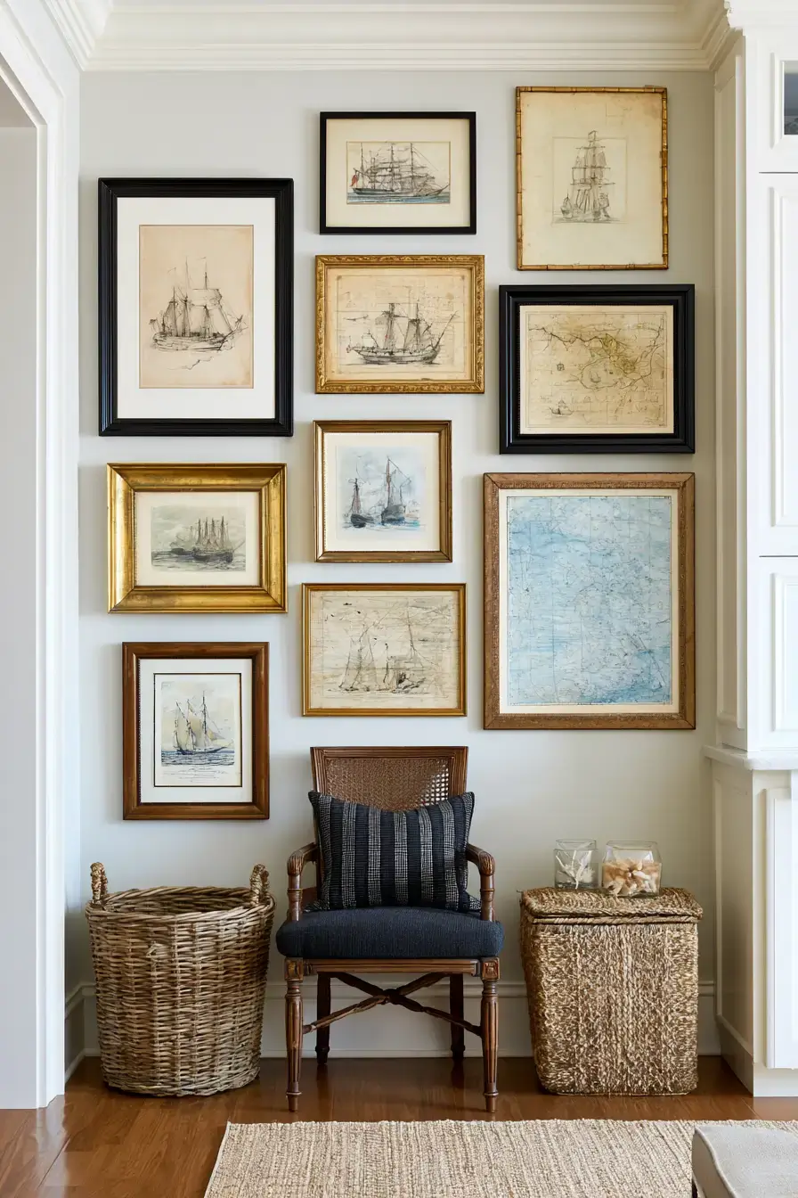 29 Vintage Nautical Decor Ideas With Real Maritime History 1 vintage nautical decor