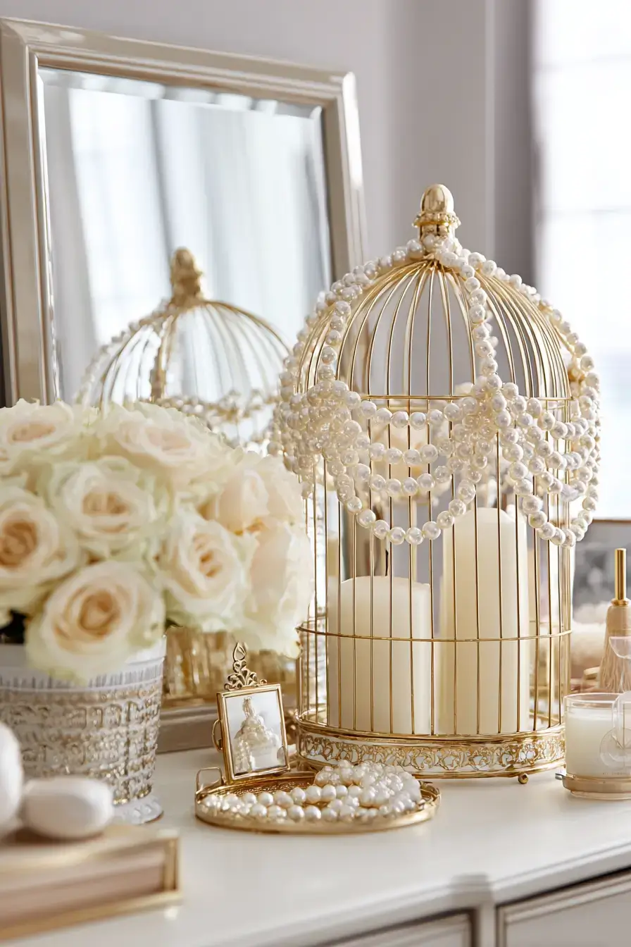29 Vintage Birdcage Decor Ideas That Give Flea Market Finds a Second Life 10 vintage birdcage decor ideas