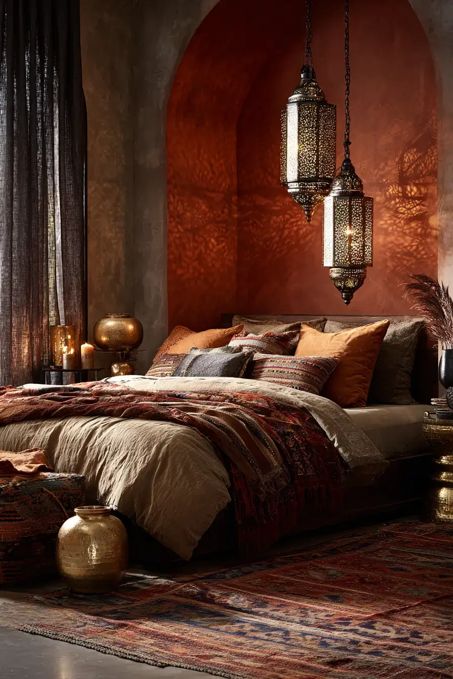 29 Boho Bedroom Lighting Ideas for the Softest Evening Glow 10 boho bedroom lighting ideas