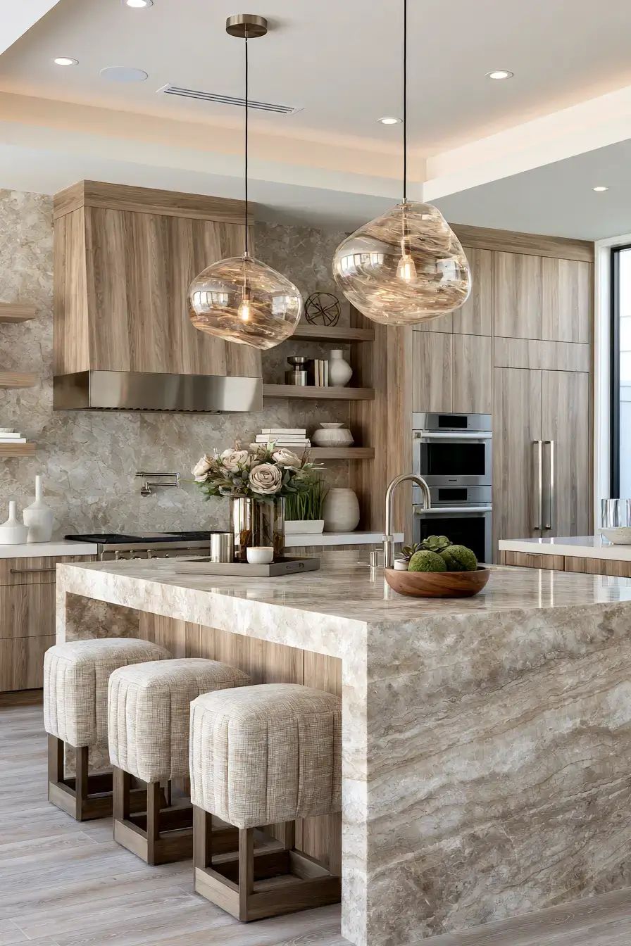 29 Stone Kitchen Ideas for Cooks Who Like Substance 11 stone kitchen