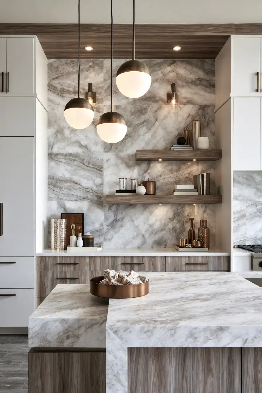 29 Natural Stone Backsplash Kitchen Ideas With Real Texture 11 natural stone backsplash kitchen