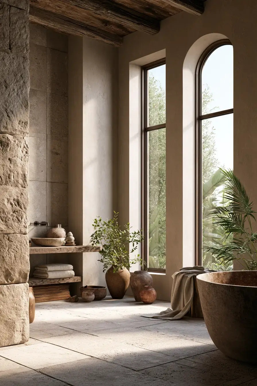 29 Japandi Style Bathroom Ideas for Quiet, Warm Minimalism 11 japandi style bathroom