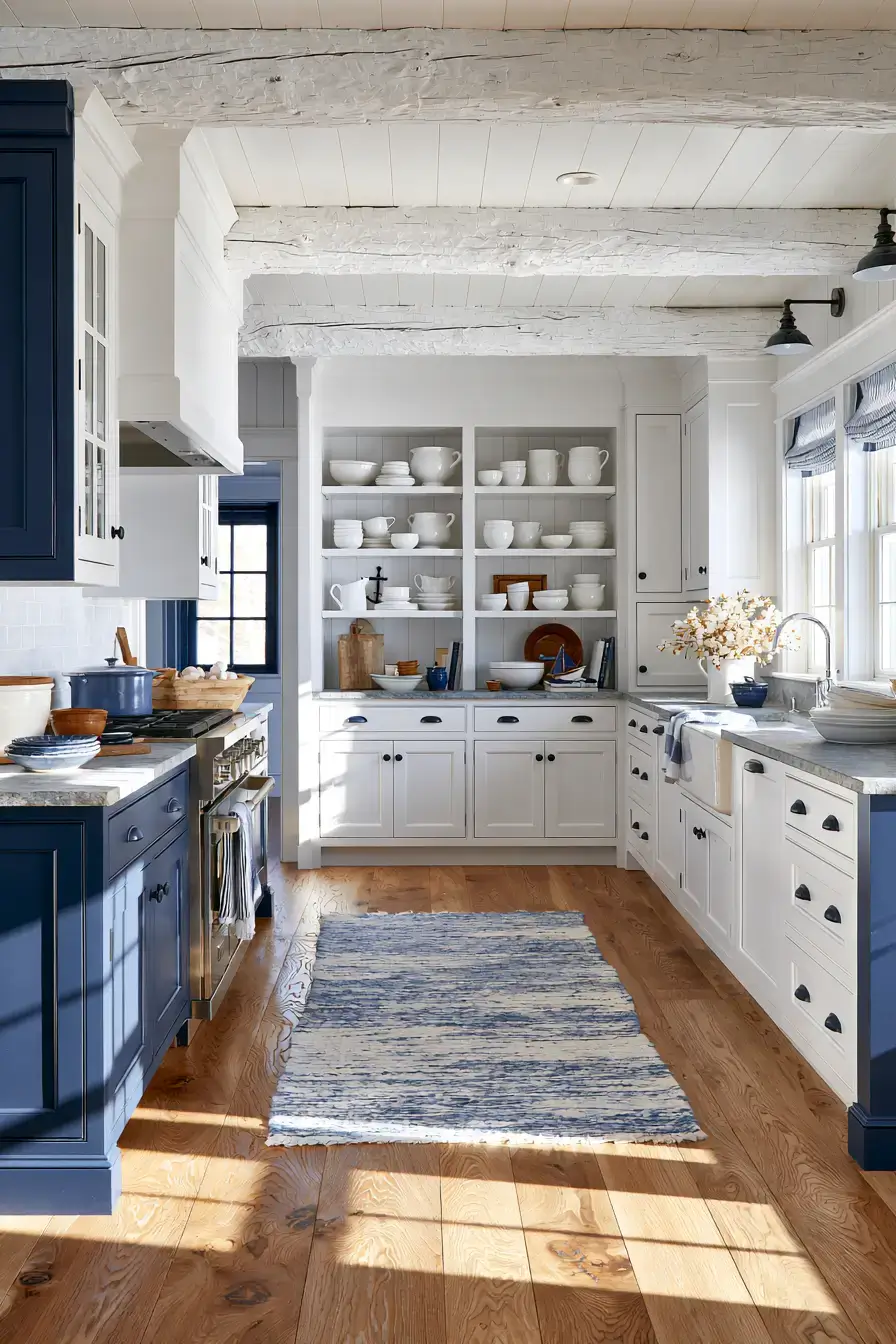 29 Nautical Kitchen Ideas for Cooking With a Sea Breeze 12 nautical kitchen