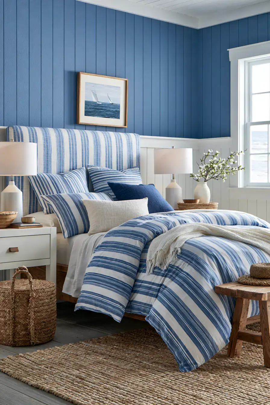 29 Nautical Bedroom Ideas for Sleeping Near the Sea 12 nautical bedroom