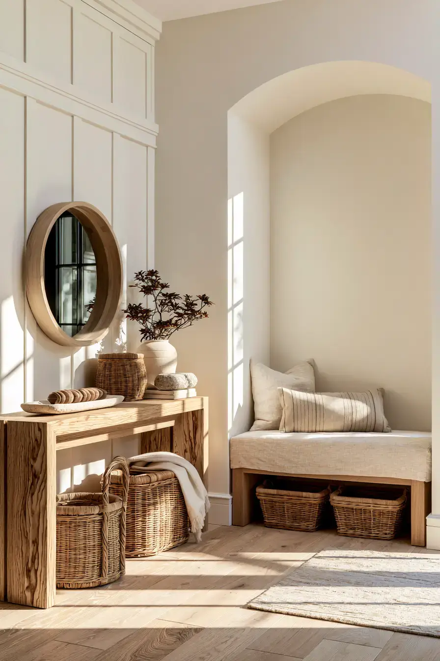 29 Japandi Entryway Ideas for a Calm First Step Inside 12 japandi entryway