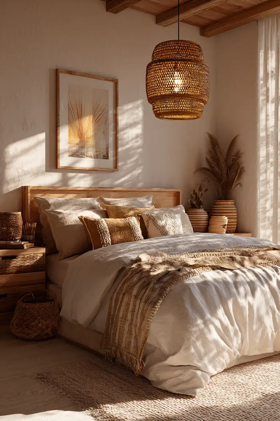 29 Boho Bedroom Lighting Ideas for the Softest Evening Glow 13 boho bedroom lighting ideas