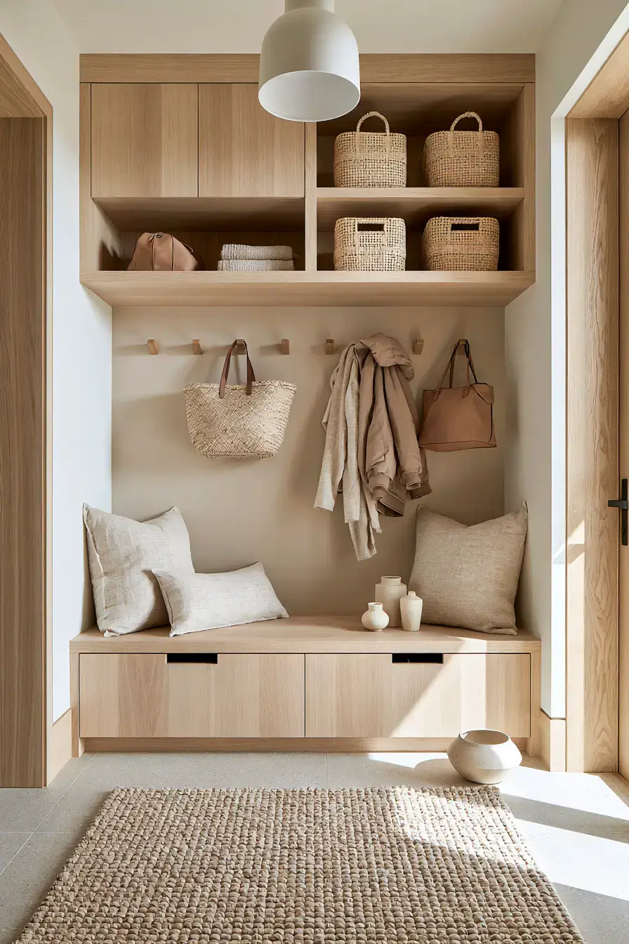 29 Japandi Entryway Ideas for a Calm First Step Inside 13 japandi entryway