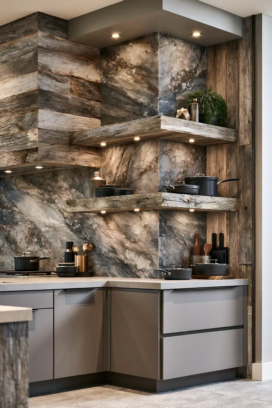 29 Natural Stone Backsplash Kitchen Ideas With Real Texture 13 natural stone backsplash kitchen