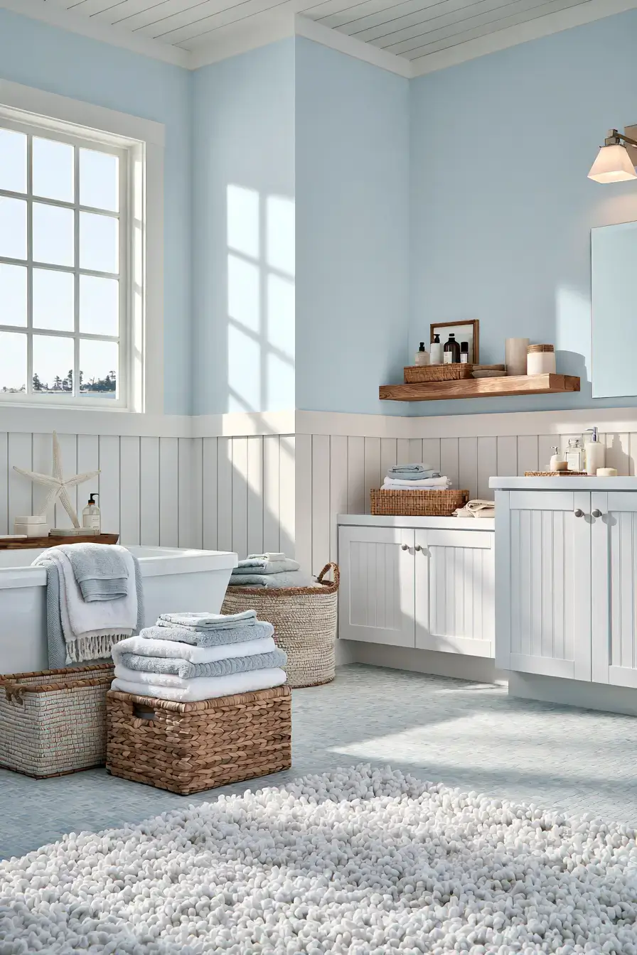 29 Nautical Bathroom Ideas for a Harbor-Side Morning 13 nautical bathroom