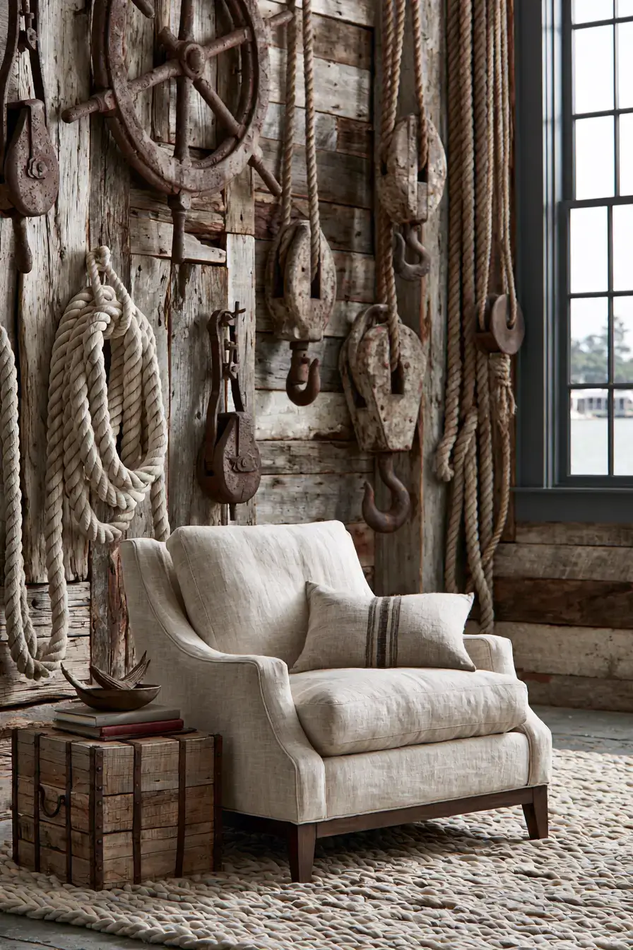 29 Rustic Nautical Decor Ideas Weathered by Salt and Sun 13 rustic nautical decor