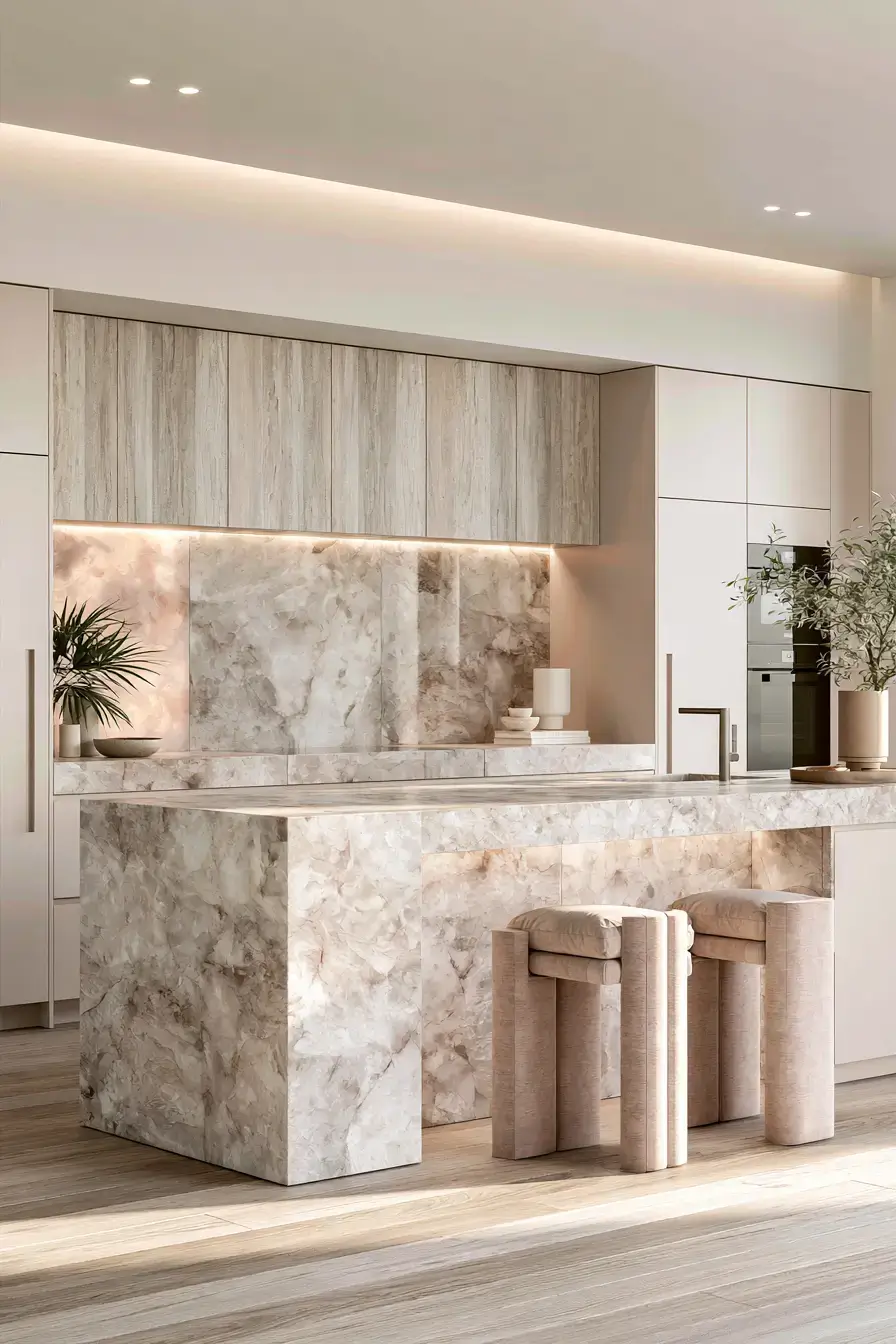 29 Stone Kitchen Ideas for Cooks Who Like Substance 14 stone kitchen