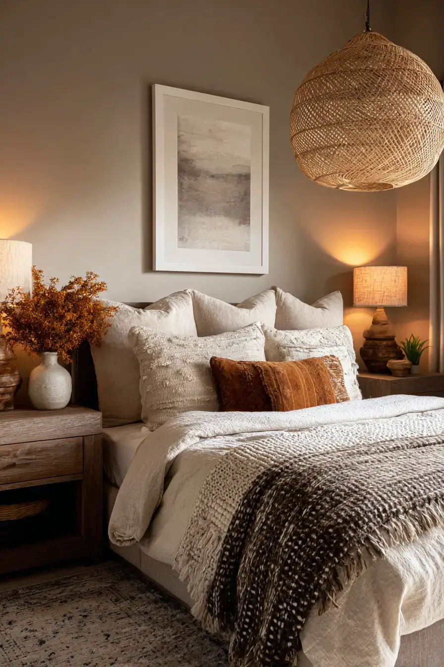 29 Boho Bedroom Lighting Ideas for the Softest Evening Glow 14 boho bedroom lighting ideas