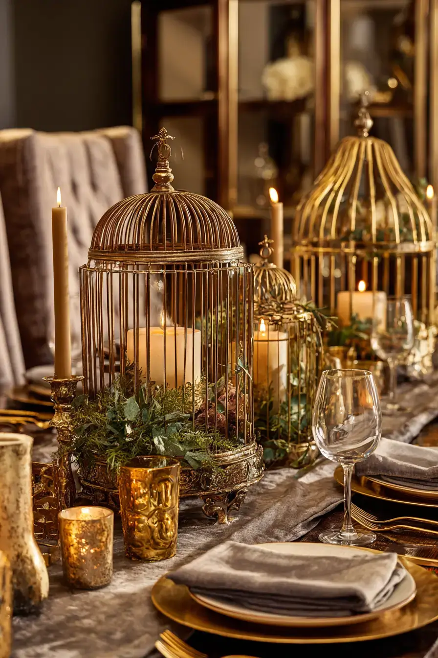 29 Vintage Birdcage Decor Ideas That Give Flea Market Finds a Second Life 15 vintage birdcage decor ideas