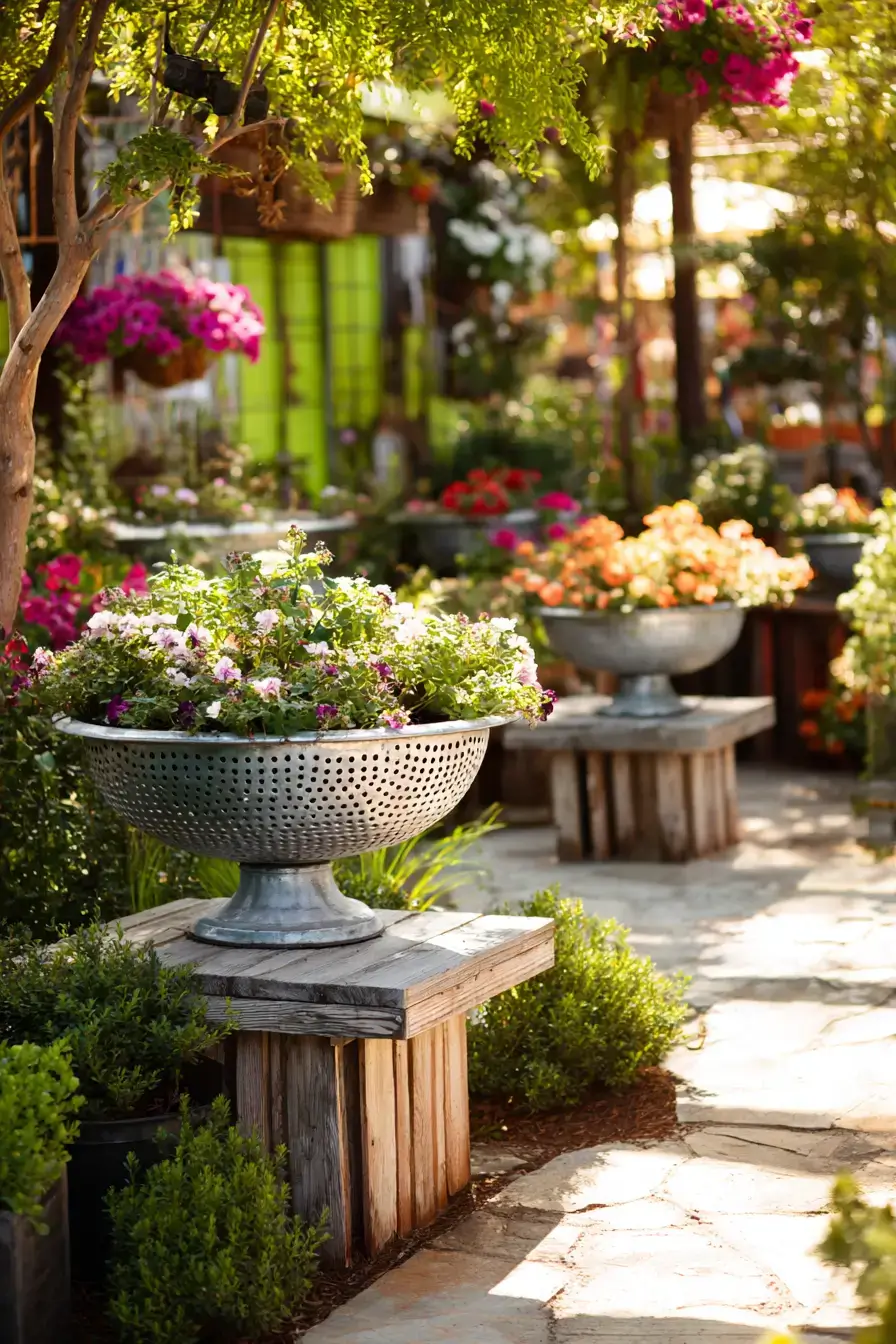 29 Upcycled Garden Decor Ideas That Give Old Things New Jobs 15 upcycled garden decor ideas