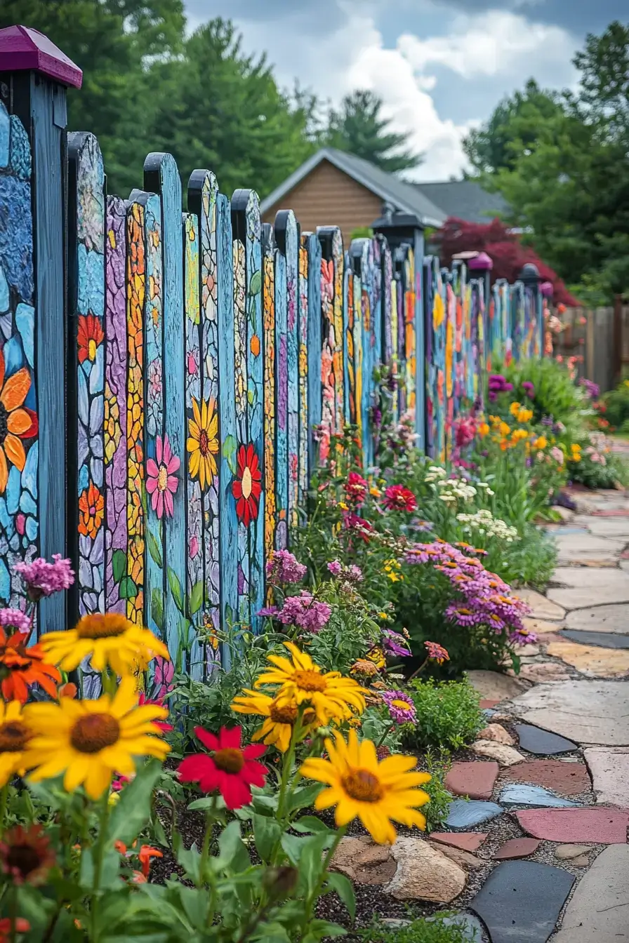 29 Yard Fence Decor Ideas That Turn a Boundary Into a Backdrop 15 yard fence decor ideas
