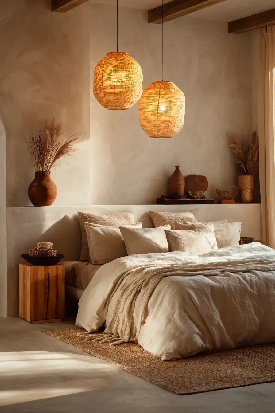 29 Boho Bedroom Lighting Ideas for the Softest Evening Glow 15 boho bedroom lighting ideas